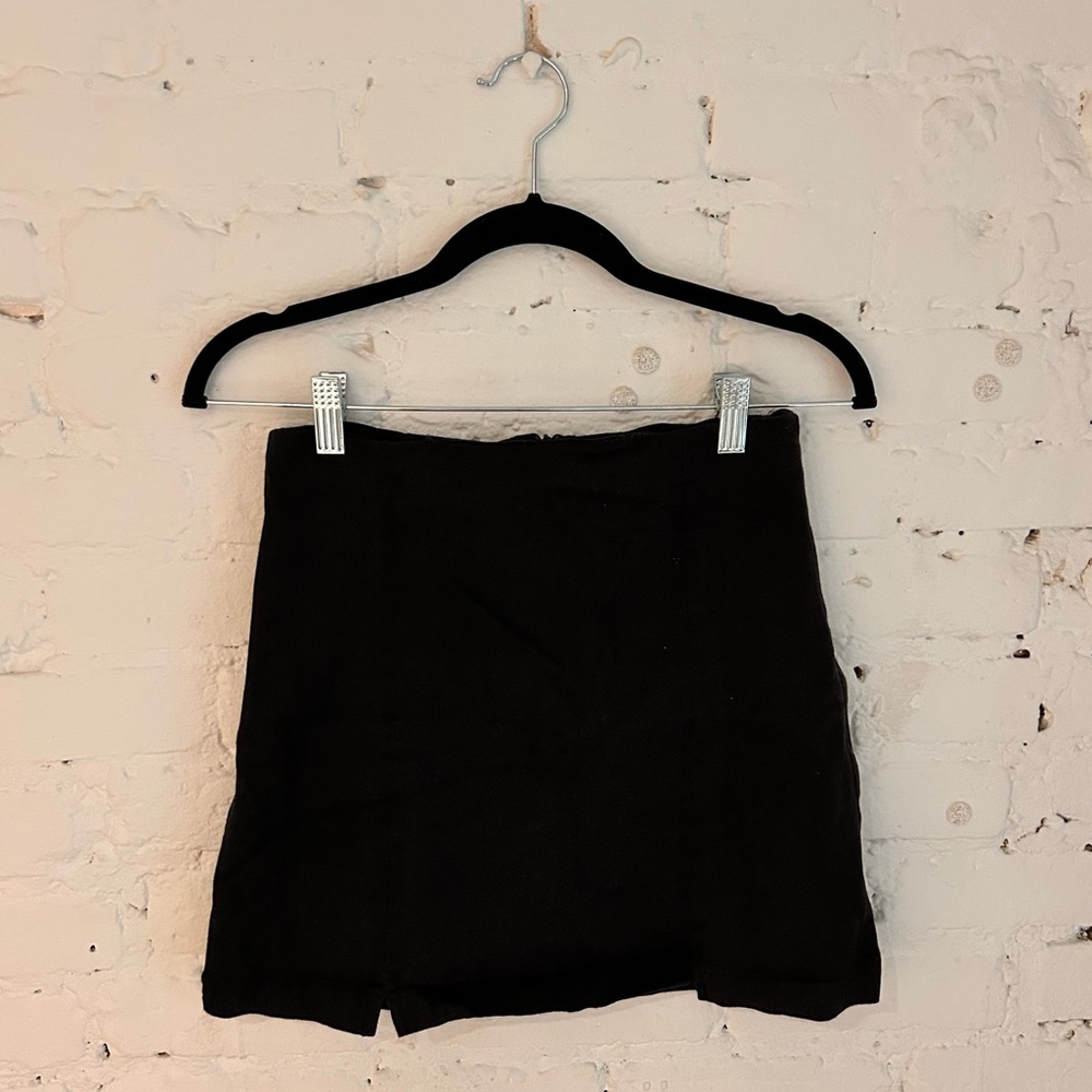 Reformation Black Mini Skirt